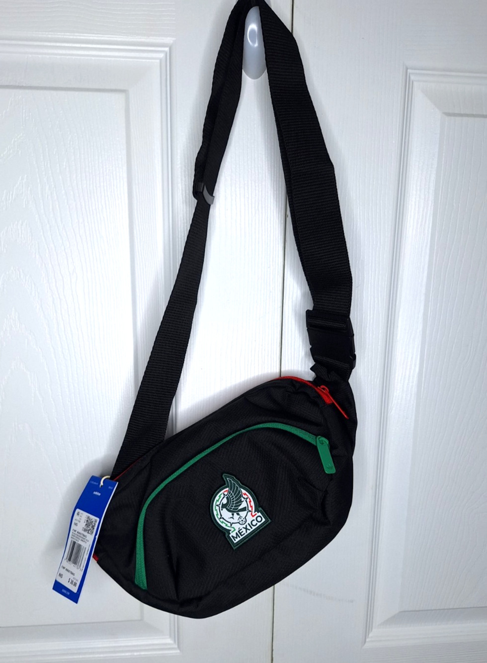 Adidas Mexico National Team FMF 2026 Fanny Pack Waist Bag Black KD1768